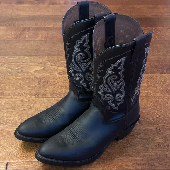 Double H Oil Resistant Brown Leather Soft Toe Cowboy Work Boots DH3255 MENS 11D
